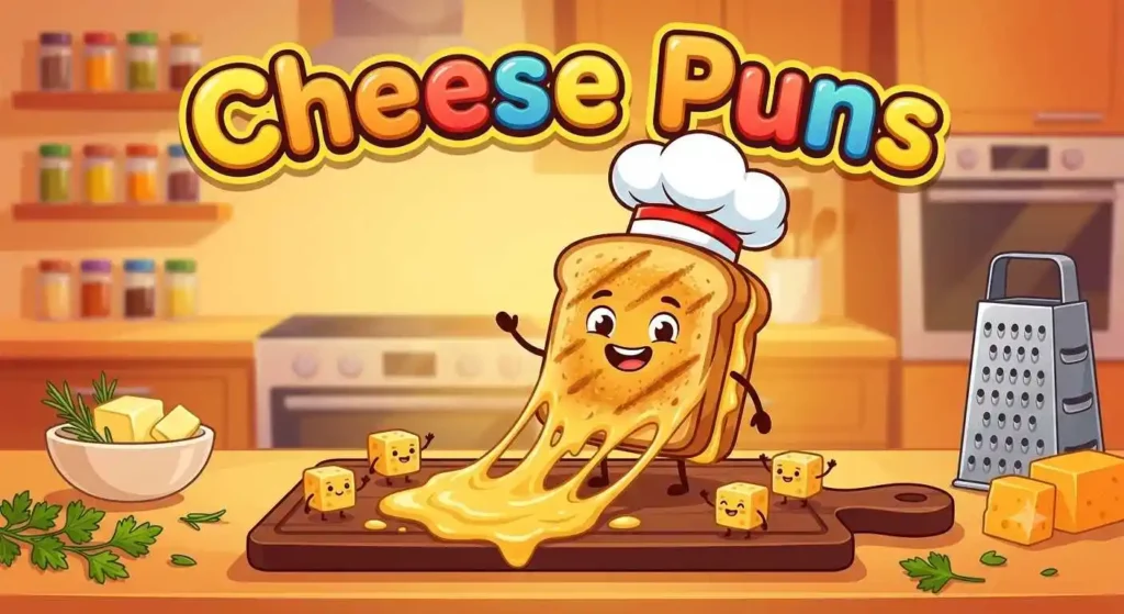 Happy cheesy sandwich laughing together