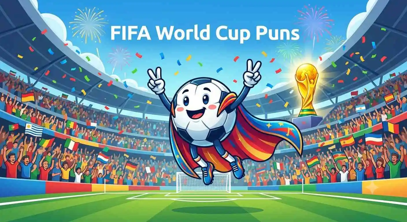soccer ball celebrating a goal.