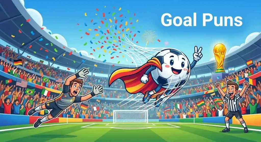 Funny goalkeeper missing the ball.