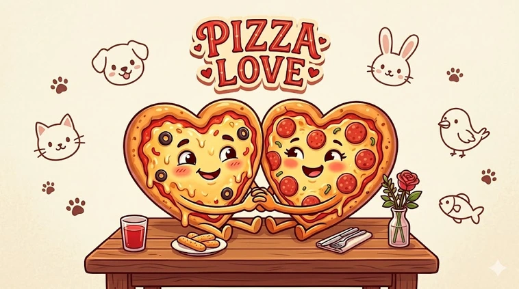 Pizza Valentine Puns