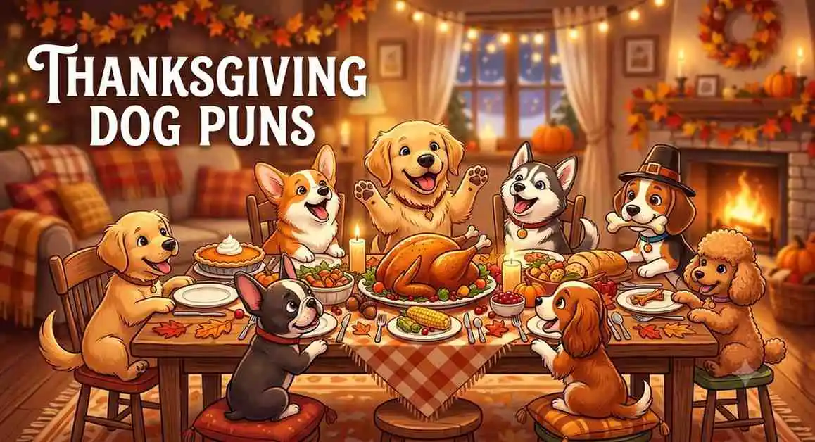 Thanksgiving Dog Puns