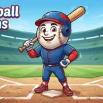 Baseball player batting