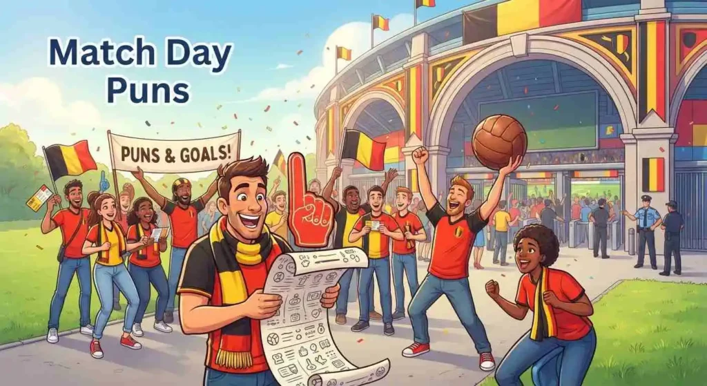 Belgium football match day