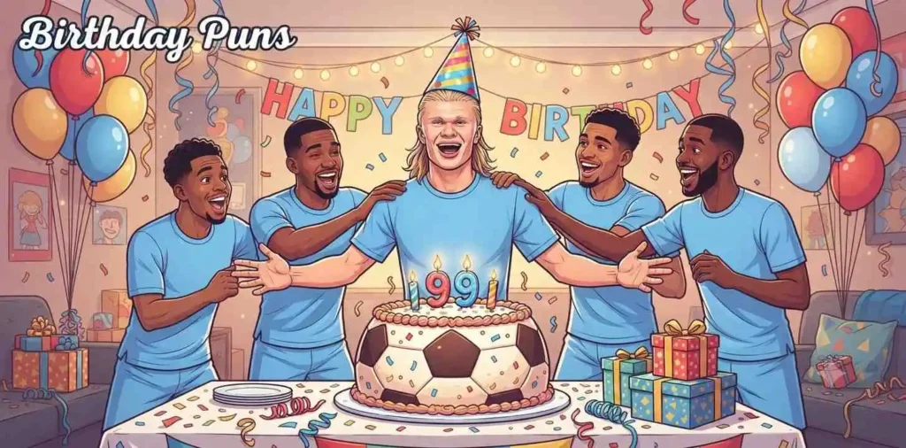 Football birthday celebration cake