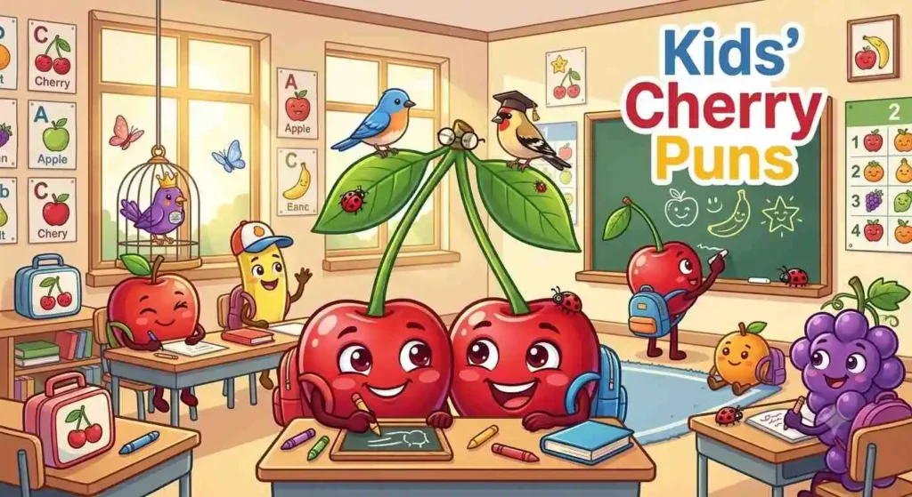 Cherry students enjoying school