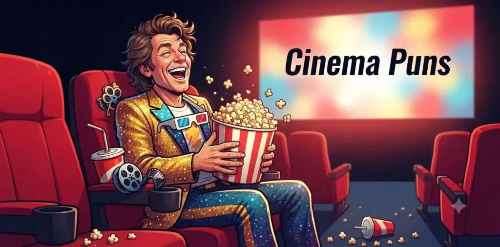 Funny scene inside movie theater