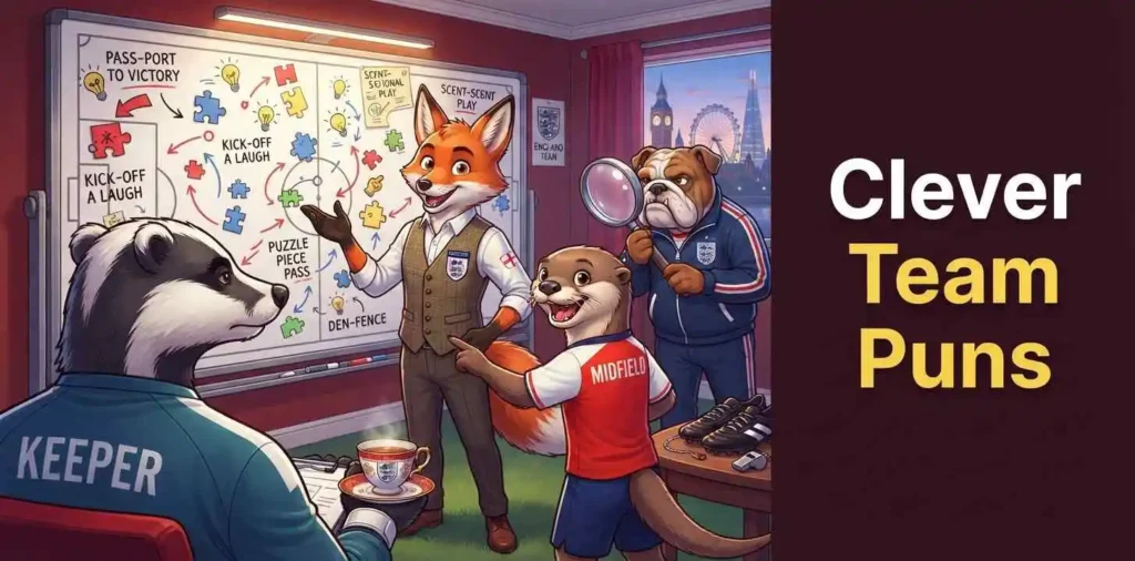 Clever England team puns