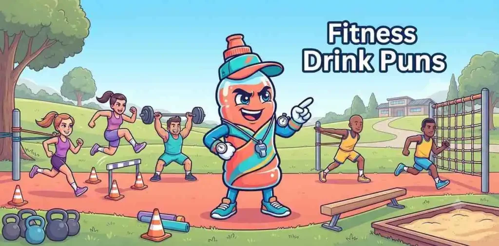 Funny sports drink mascot