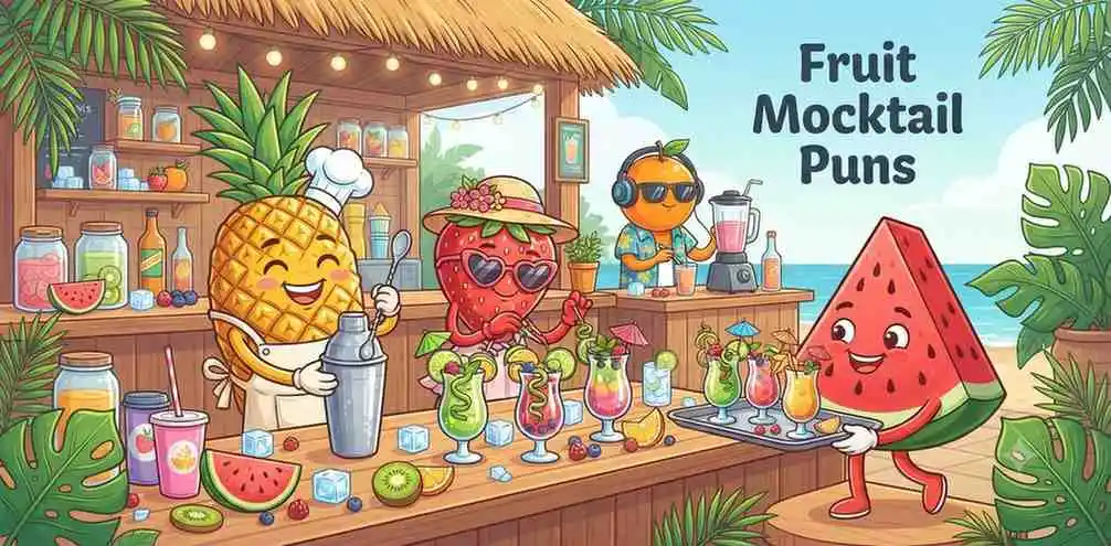 Fruit mocktail scene
