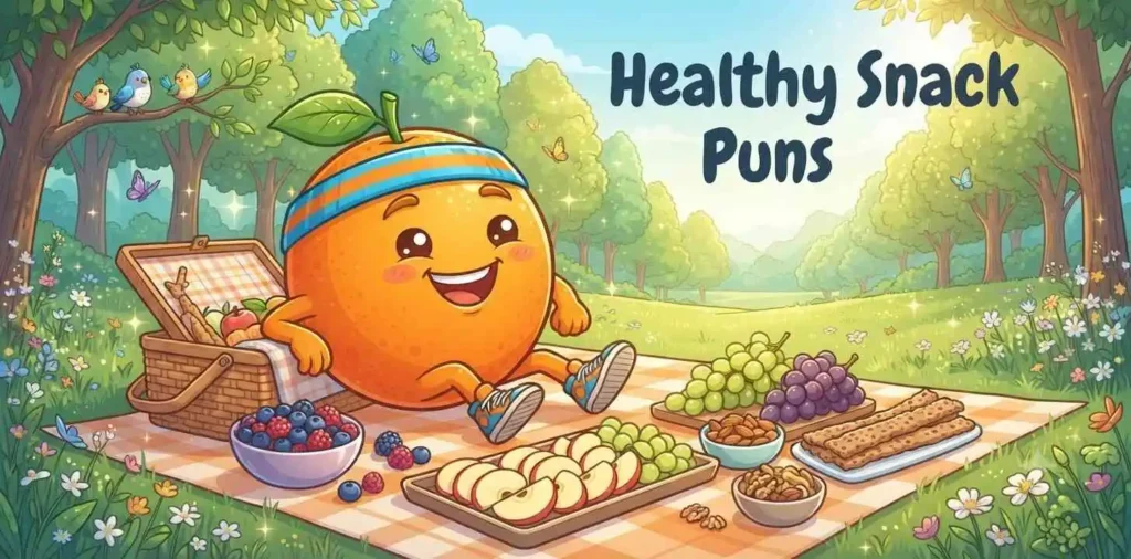Orange enjoying healthy picnic