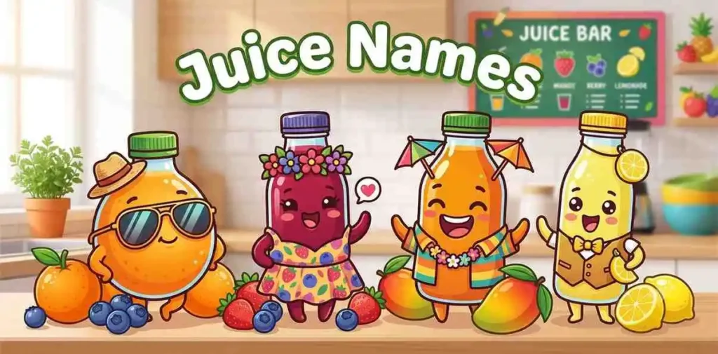 Funny juice names scene