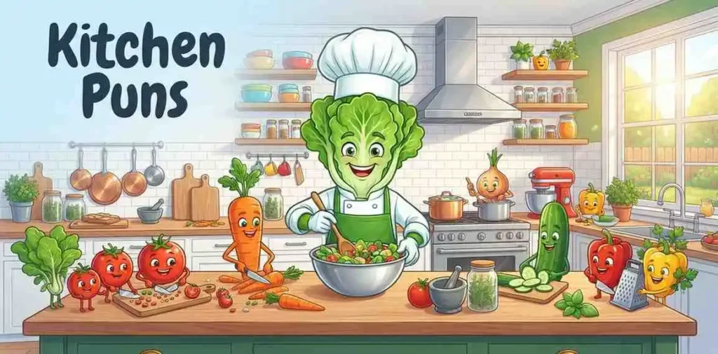 Happy lettuce cooking meal