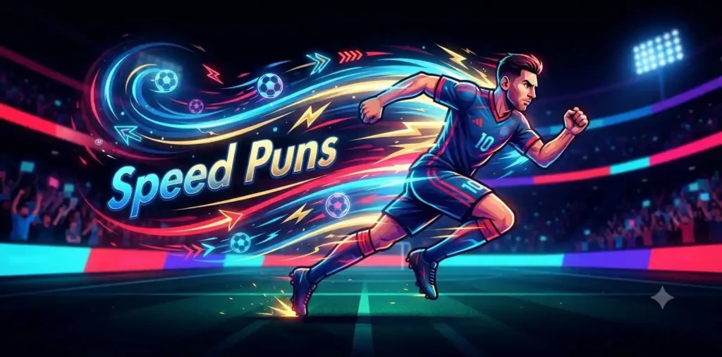 Speedy football player motion effect