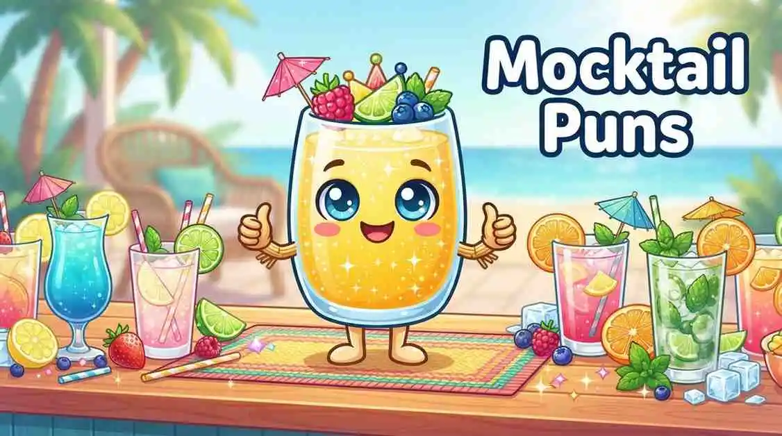 Colorful mocktail drinks