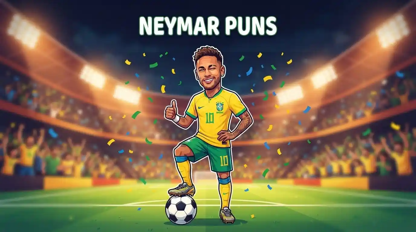 Brazil football star vibrant celebration