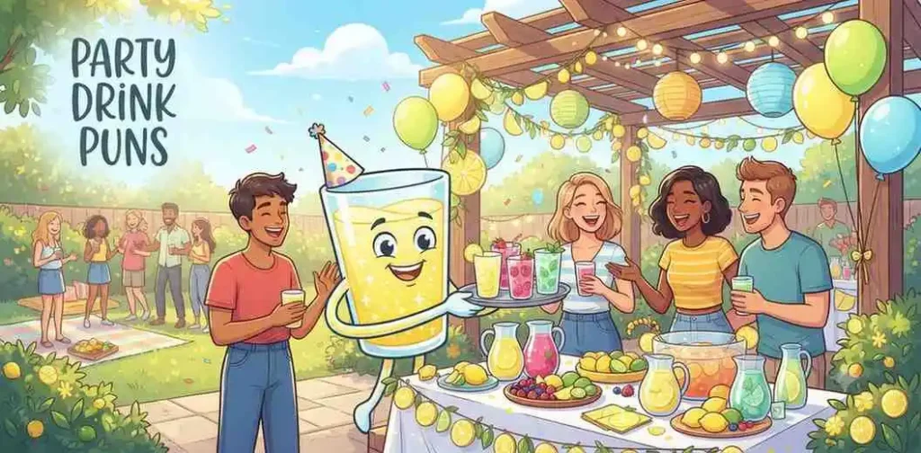 Lemonade party scene