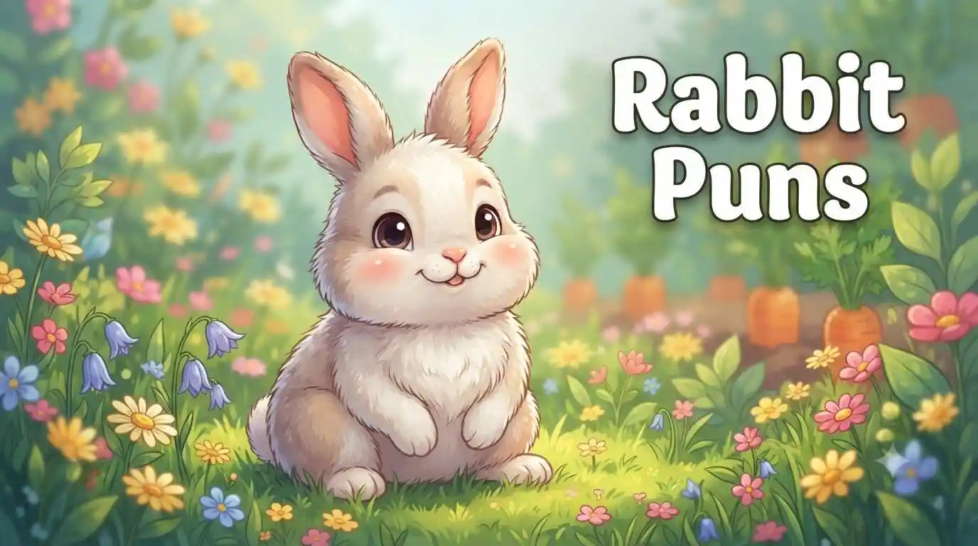 Cute rabbit sitting outdoors