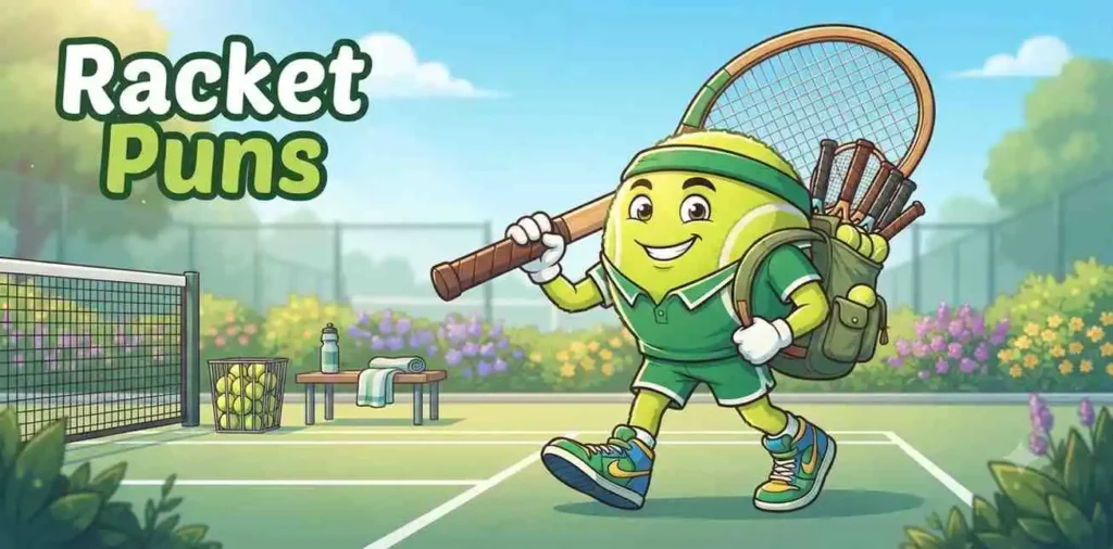 Funny tennis racket