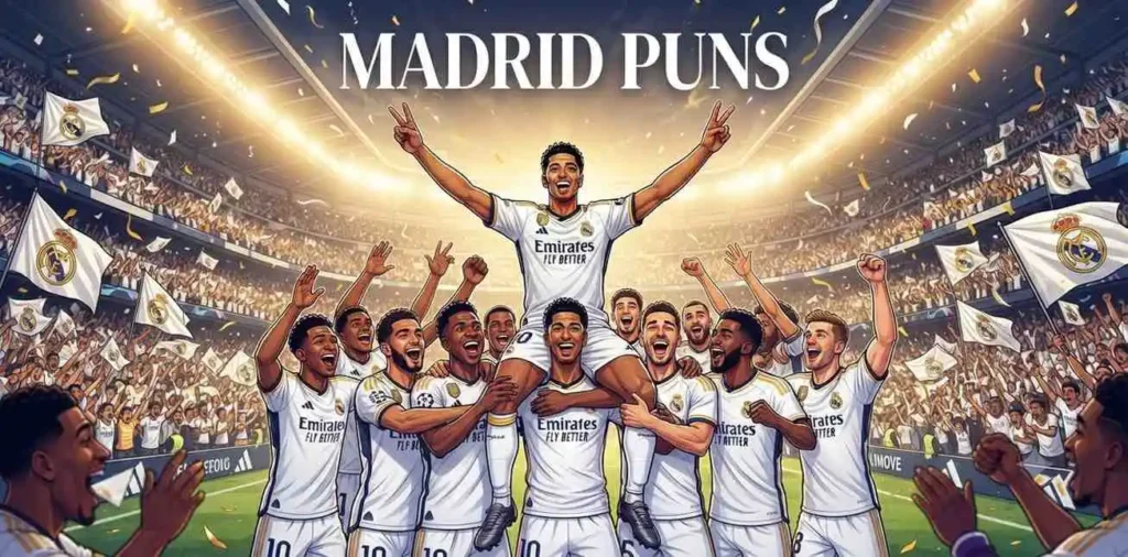 Football team celebrating victory