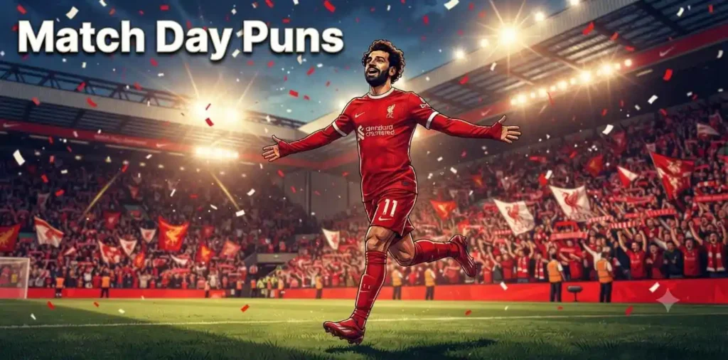 Player celebrating goal stadium crowd