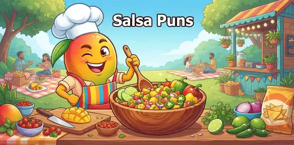 Mango making fresh salsa