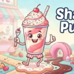 Cute milkshake celebration