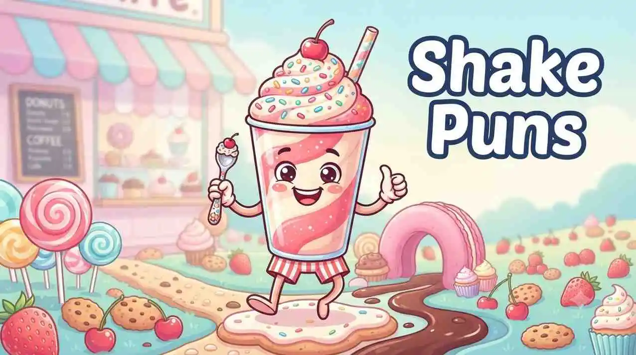 Cute milkshake celebration