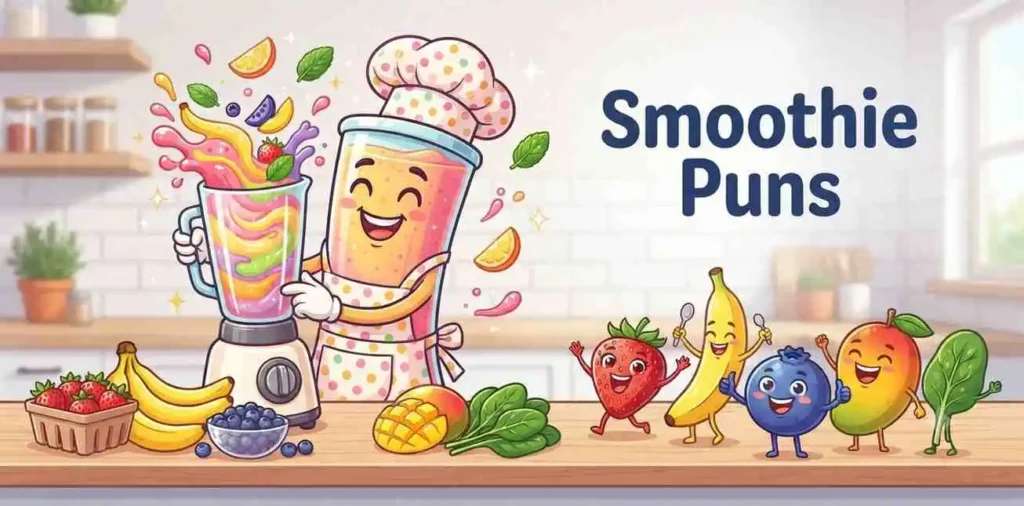 Funny fruit smoothie 