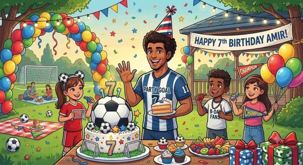Soccer birthday party