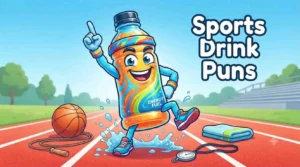 Funny sports drink mascot