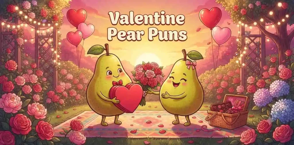 Cute pear couple smiling