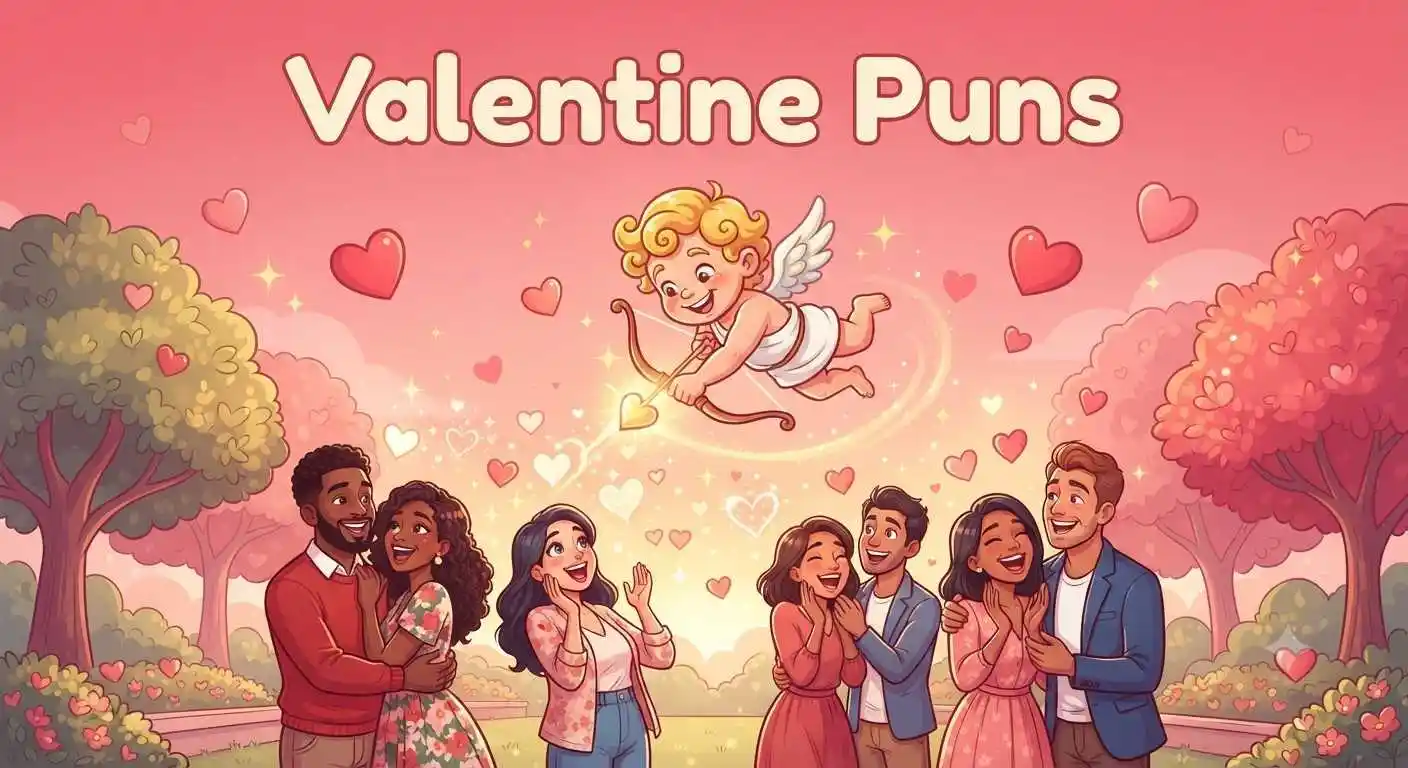 Cute cupid spreading love arrows