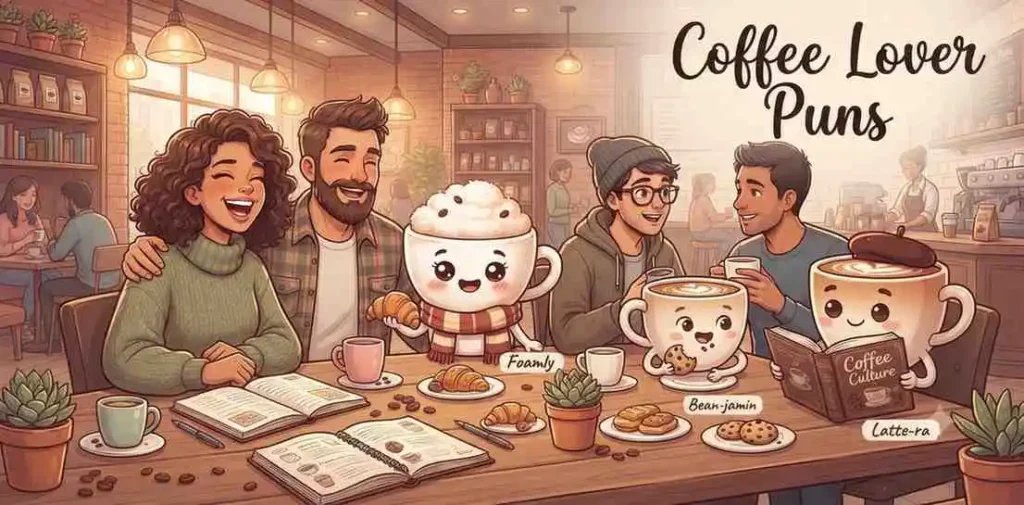 Friends enjoying cappuccino