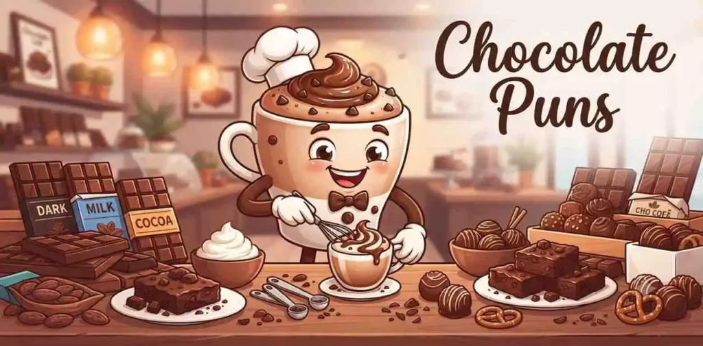 Chocolate cappuccino smiling cup