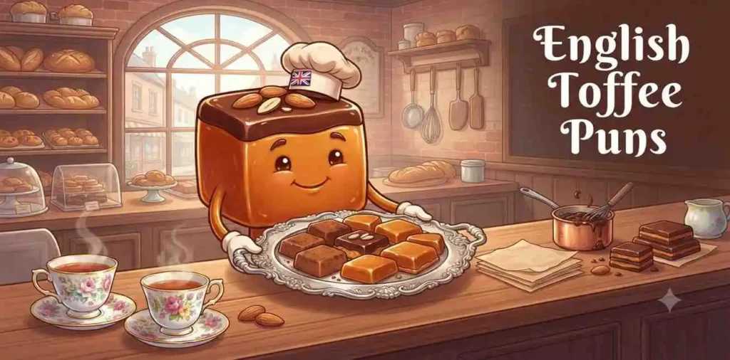 English toffee baking scene