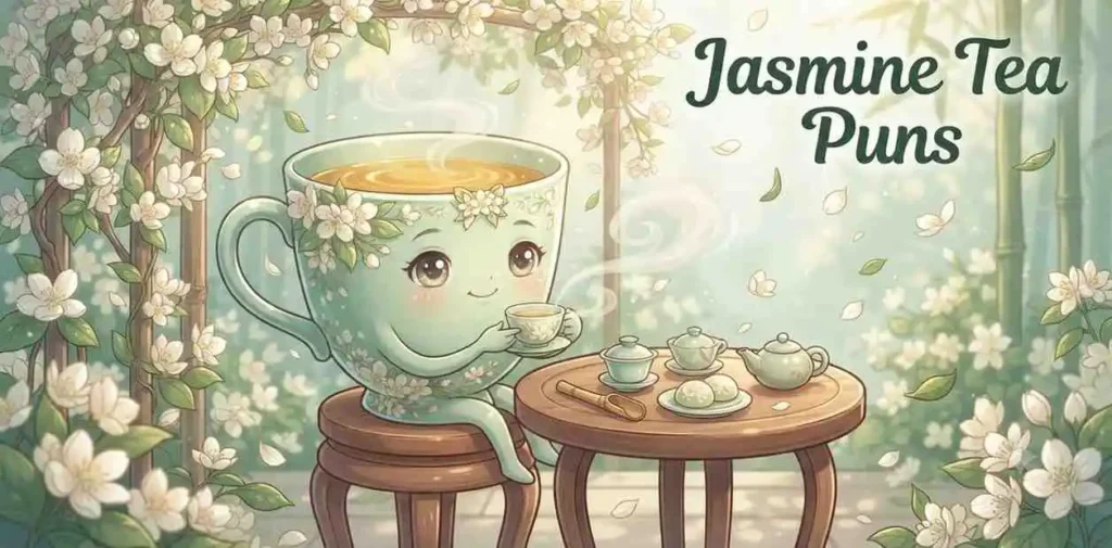 Cute jasmine tea flower