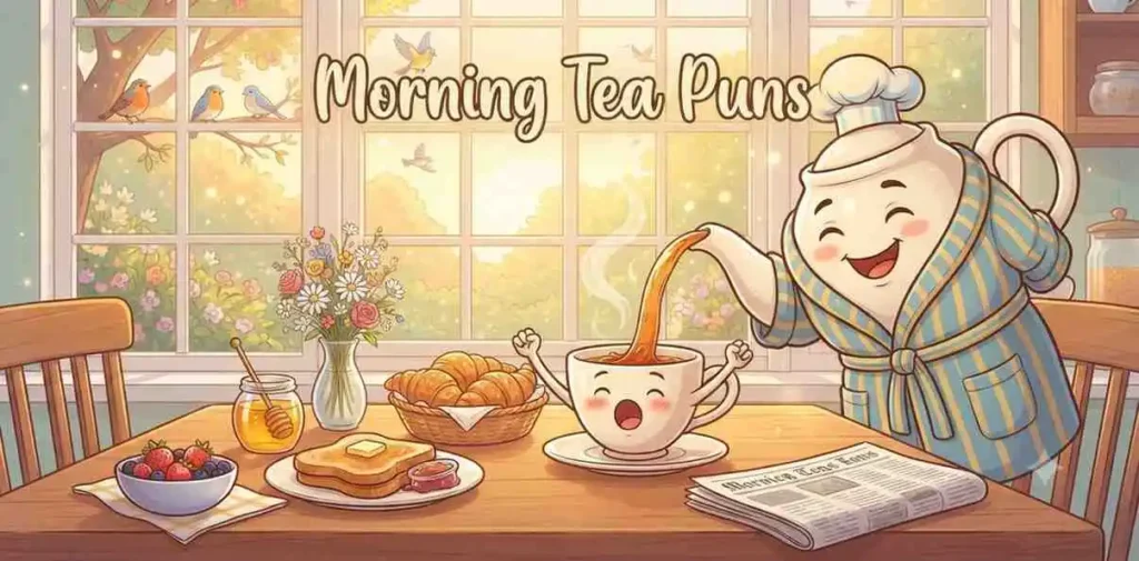 Morning tea sunrise