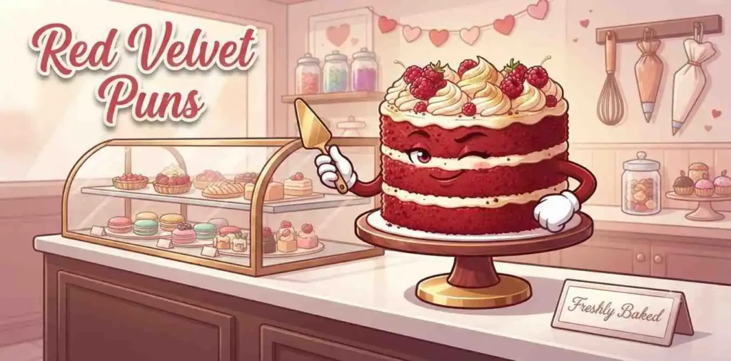 Red velvet cake character